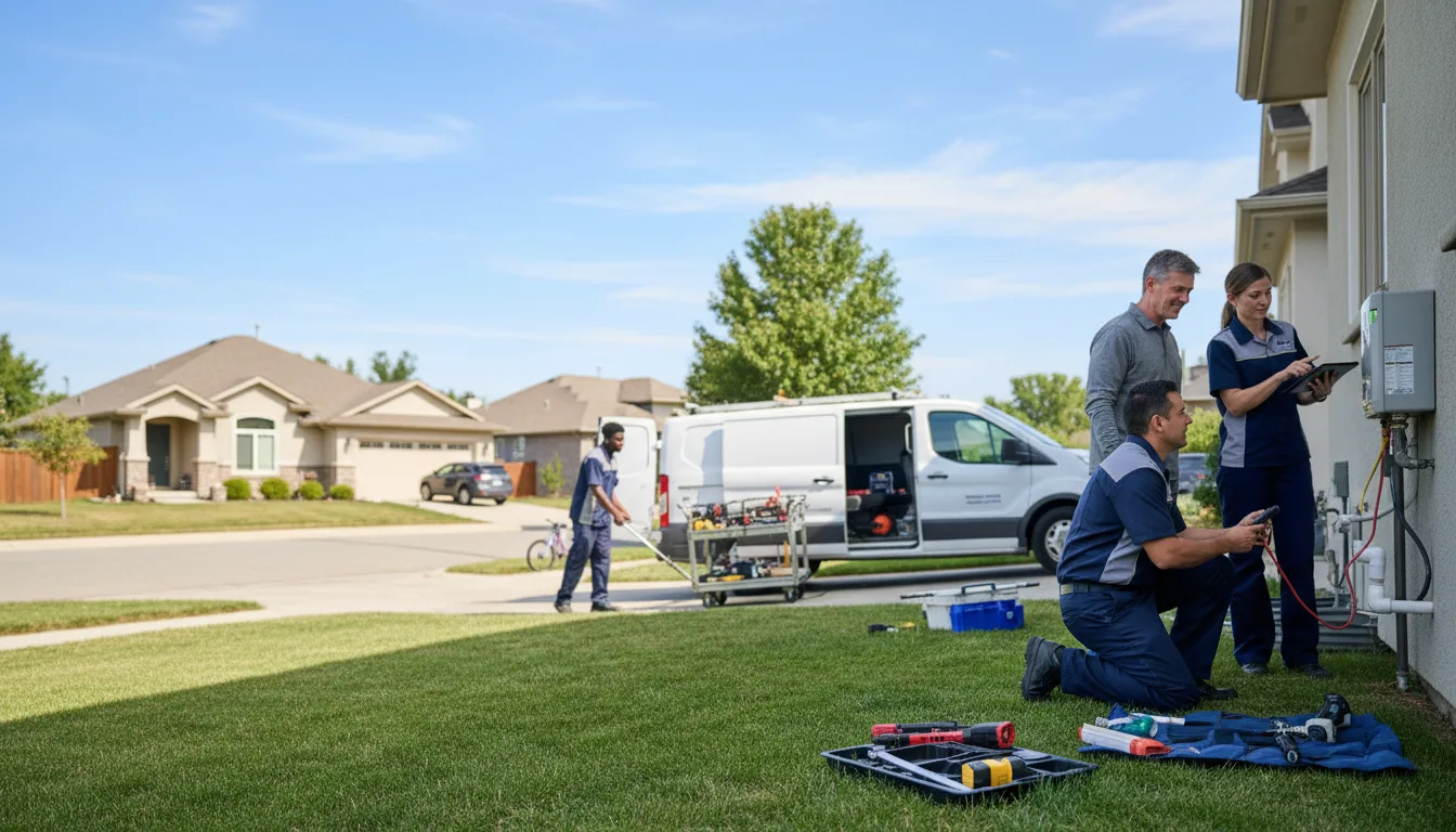 Tankless water heater service in Morgan, TX